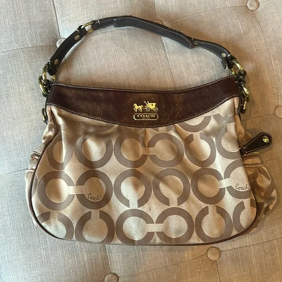 Coach Vintage Soho Large Logo Canvas Tote